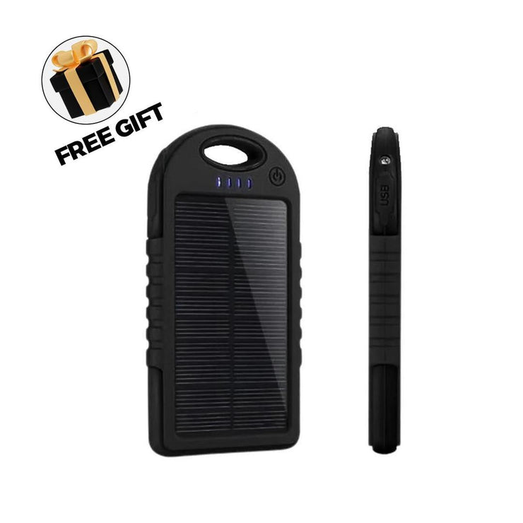 10,000mah Solar power bank with free Ultra Watch