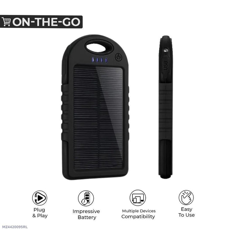 10,000mah Solar power bank with free Ultra Watch