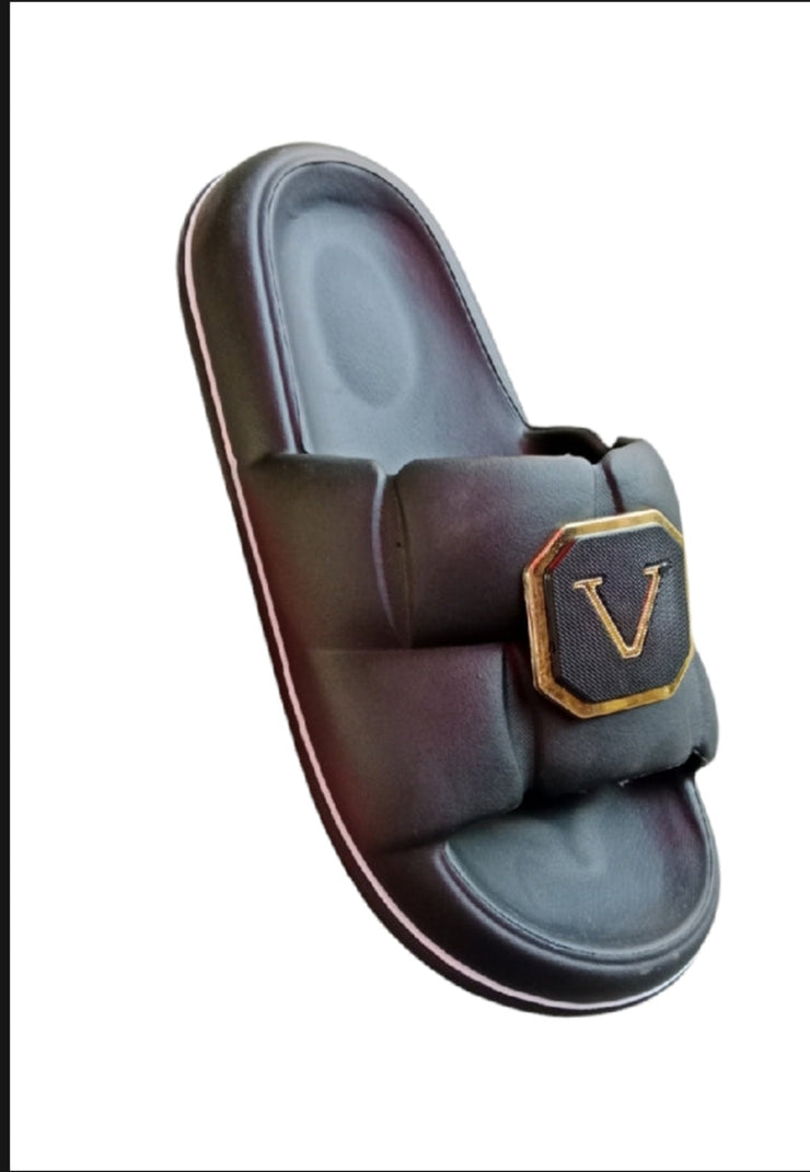 Mens lightweight foam slippers