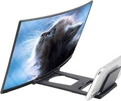 Wailicop 14" Curved Screen Magnifier – 3D HD Phone Screen Amplifier