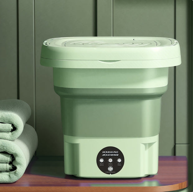 🧺 Mini Foldable Washing Machine – Smart, Safe & Portable