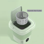 🧺 Mini Foldable Washing Machine – Smart, Safe & Portable