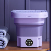 🧺 Mini Foldable Washing Machine – Smart, Safe & Portable