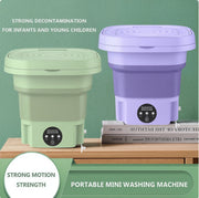 🧺 Mini Foldable Washing Machine – Smart, Safe & Portable