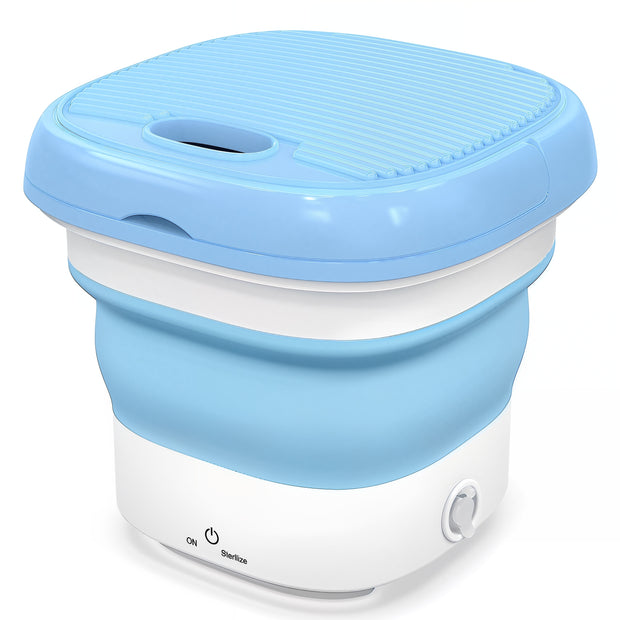 🧺 Mini Foldable Washing Machine – Smart, Safe & Portable