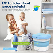 🧺 Mini Foldable Washing Machine – Smart, Safe & Portable