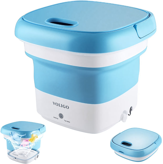 🧺 Mini Foldable Washing Machine – Smart, Safe & Portable