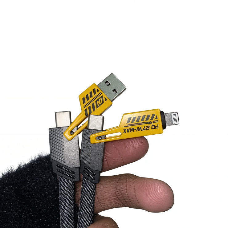 Multi Function 4 in 1 Fast Charging Data Cable