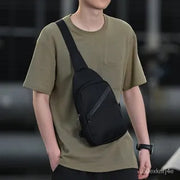 Fashion Man Small Chest Bag For Men Neck Side Crossbody