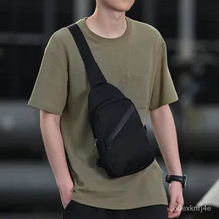 Fashion Man Small Chest Bag For Men Neck Side Crossbody